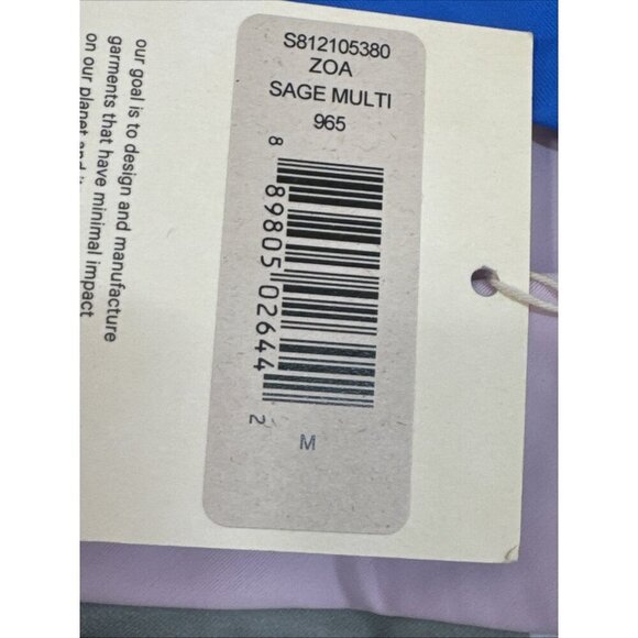 Mara Hoffman Women's M ZOA Sage Swim Bikini Bottom Sage Multi NWT UPF50+  9290 - Picture 9 of 15